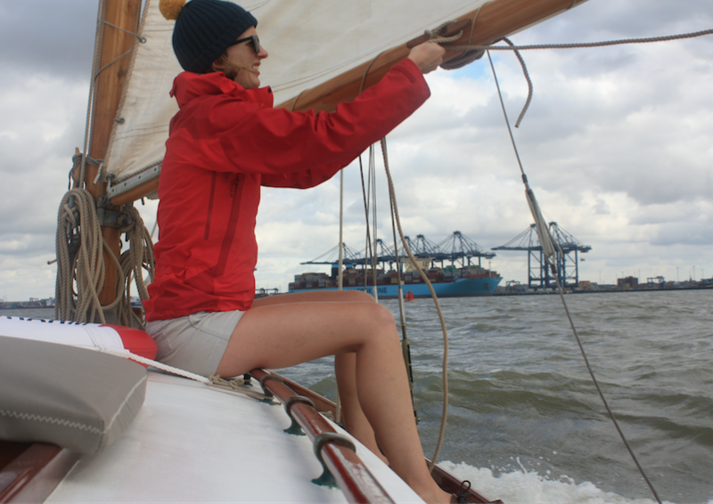 Working The Sails