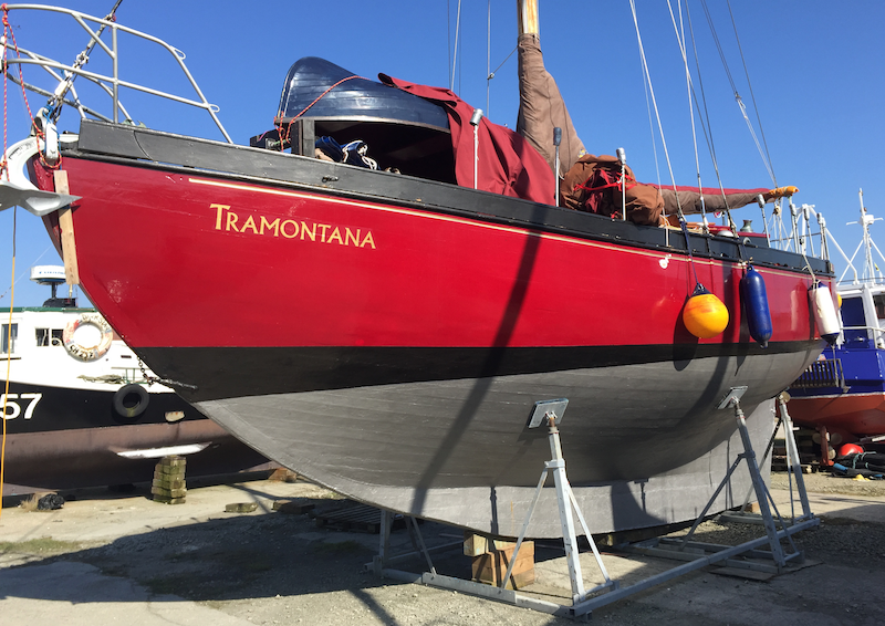Tramontana at Fleetwood Marina