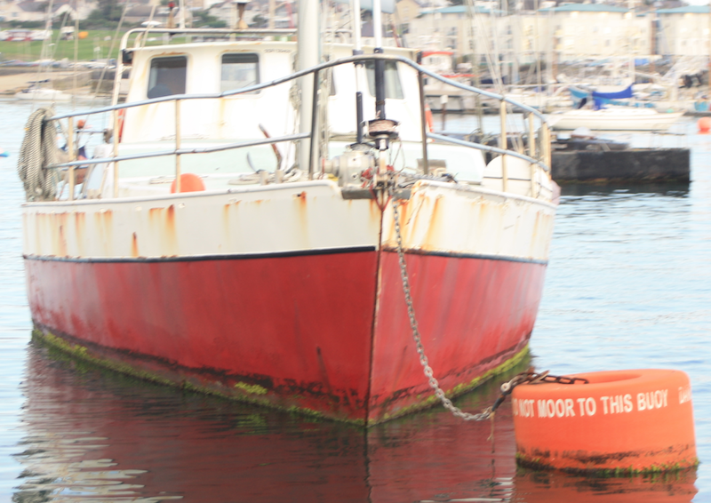 Boat on a wrong buoy