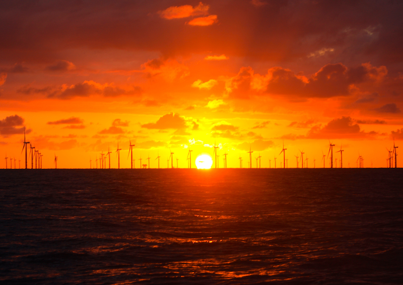 Wind Farm Sunset