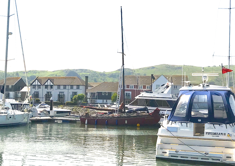 Tramontana at Conwy Marina